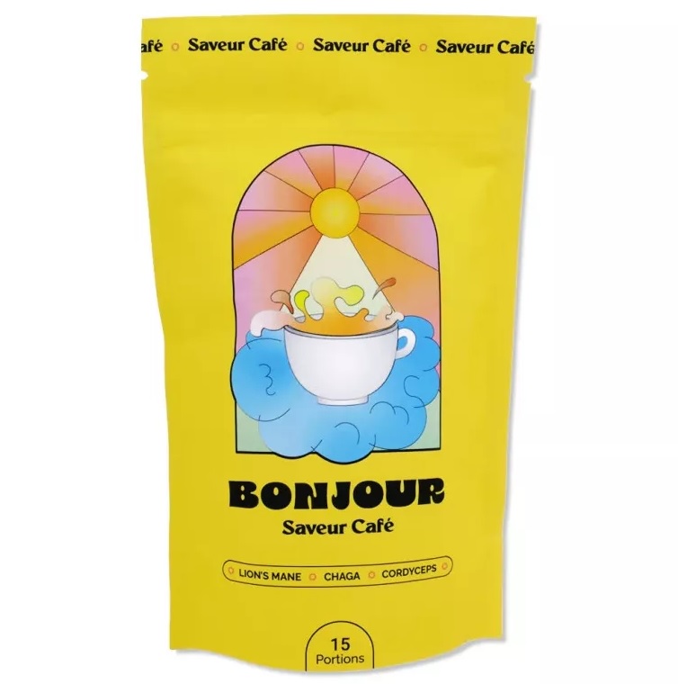 Bonjour – Boisson aux champignons - Goût café