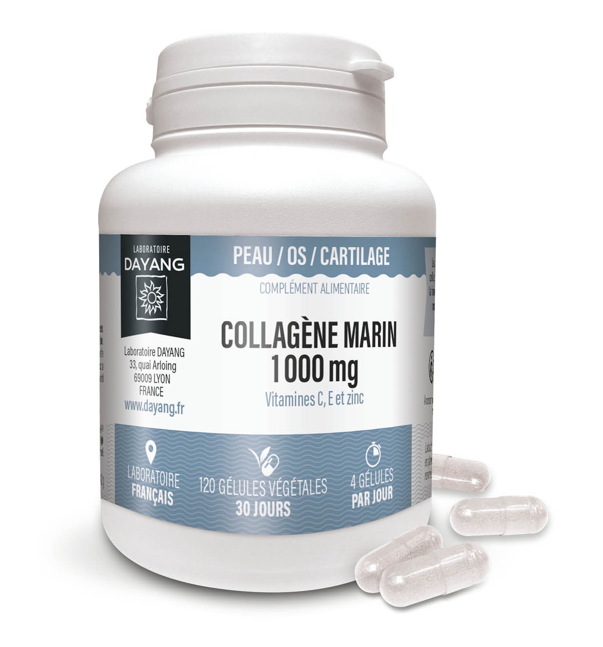 Collagène marin 1000 mg Naticol® - Dayang